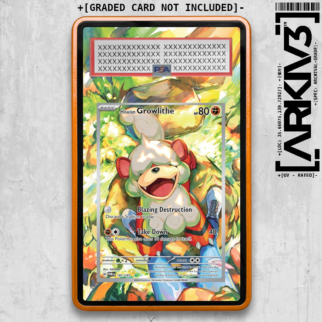 ARKIV3 PSA graded front - Orange