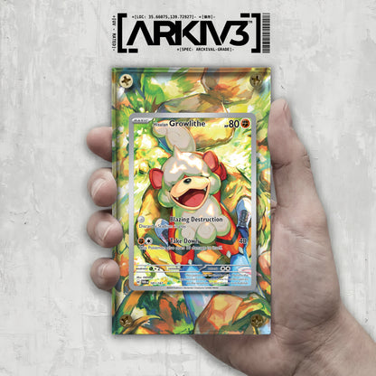 [UNIT: 181/167] // Hisuian Growlithe Extended Art Display Case - Raw