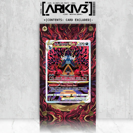 [UNIT: GG52/70] // Hisuian Samurott VSTAR Extended Art Display Case - Raw