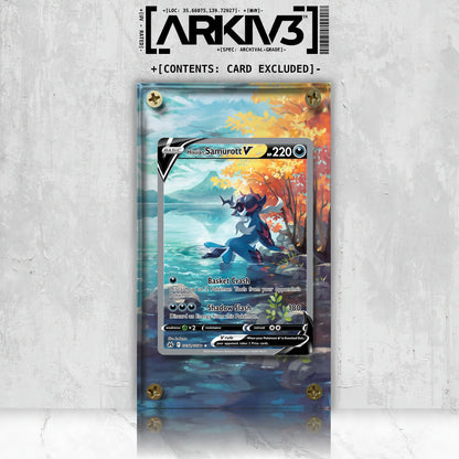 [UNIT: GG51/70] // Hisuian Samurott V Extended Art Display Case - Raw
