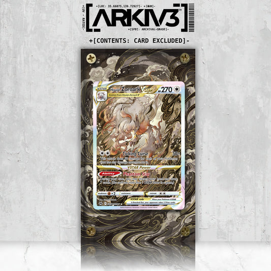 [UNIT: GG56/70] // Hisuian Zoroark VSTAR Extended Art Display Case - Raw
