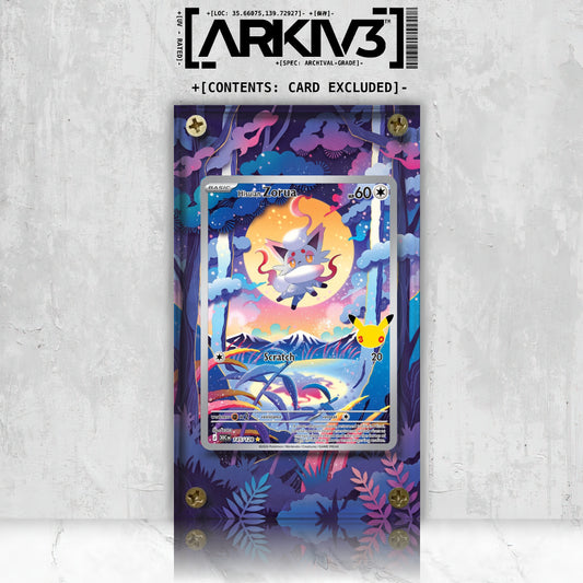 [UNIT: 145/128] // Hisuian Zorua Extended Art Display Case - Raw