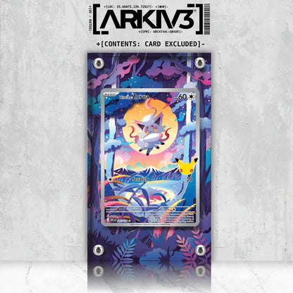 [UNIT: 145/128] // Hisuian Zorua Extended Art Display Case - Raw