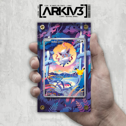 [UNIT: 145/128] // Hisuian Zorua Extended Art Display Case - Raw