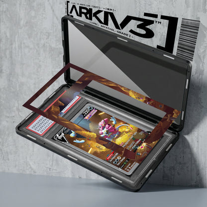 ARKIV3 PSA graded exploded mockup