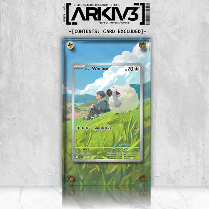 [UNIT: 170/159] // Hop's Wooloo Extended Art Display Case - Raw