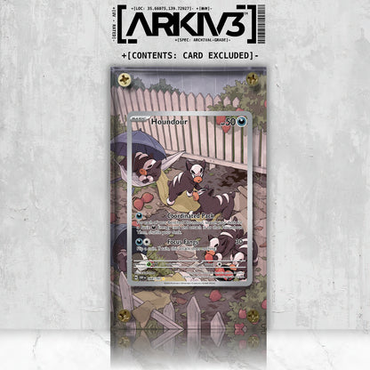 [UNIT: 204/197] // Houndour Extended Art Display Case - Raw