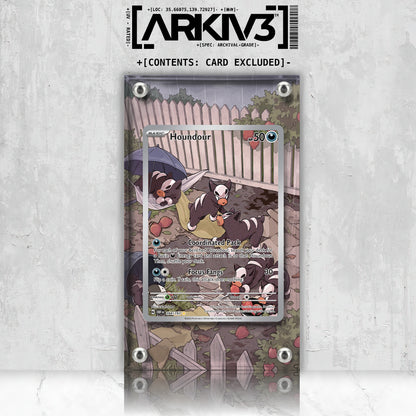 [UNIT: 204/197] // Houndour Extended Art Display Case - Raw