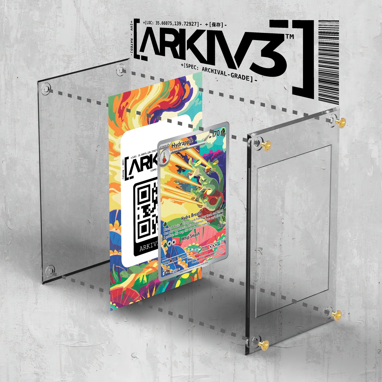 [UNIT: 188/182] // Hydrapple Extended Art Display Case - Raw