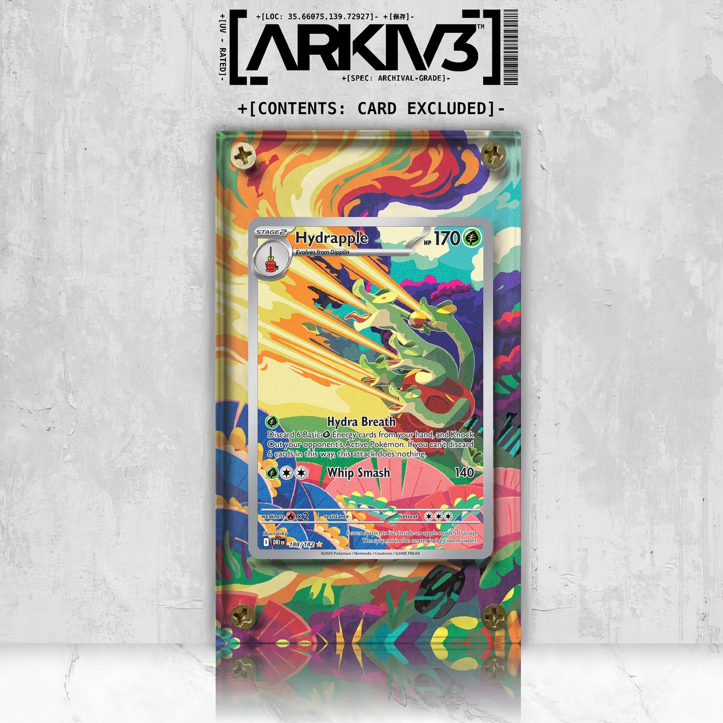 [UNIT: 188/182] // Hydrapple Extended Art Display Case - Raw