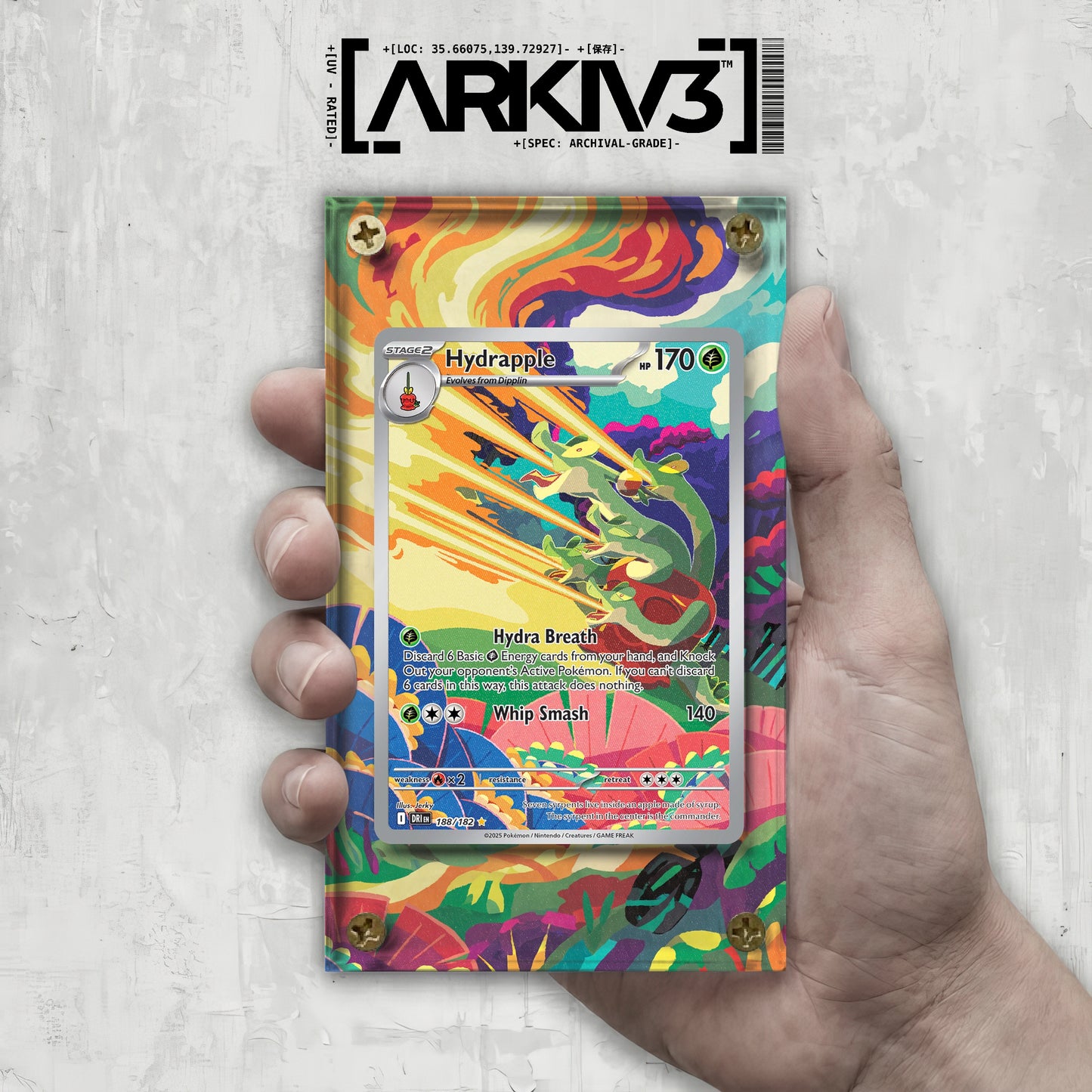 [UNIT: 188/182] // Hydrapple Extended Art Display Case - Raw