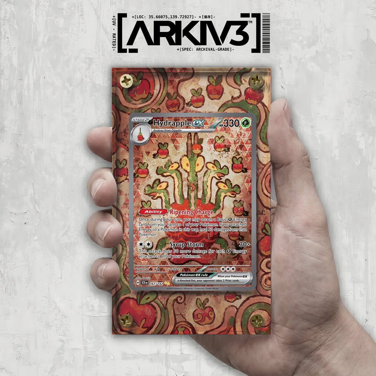 [UNIT: 167/142] // Hydrapple ex Extended Art Display Case - Raw