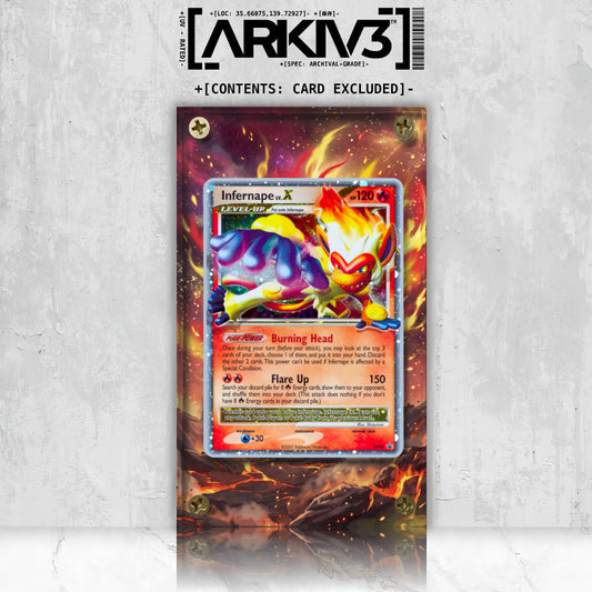 [UNIT: DP10] // Infernape LV. X Extended Art Display Case - Raw