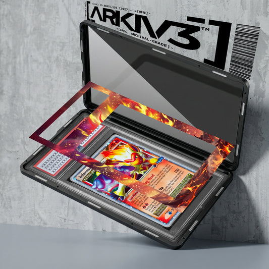 ARKIV3 PSA graded exploded mockup