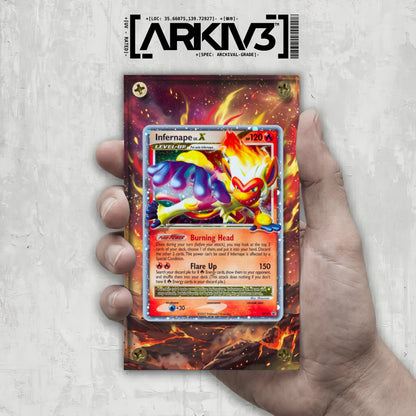 [UNIT: DP10] // Infernape LV. X Extended Art Display Case - Raw
