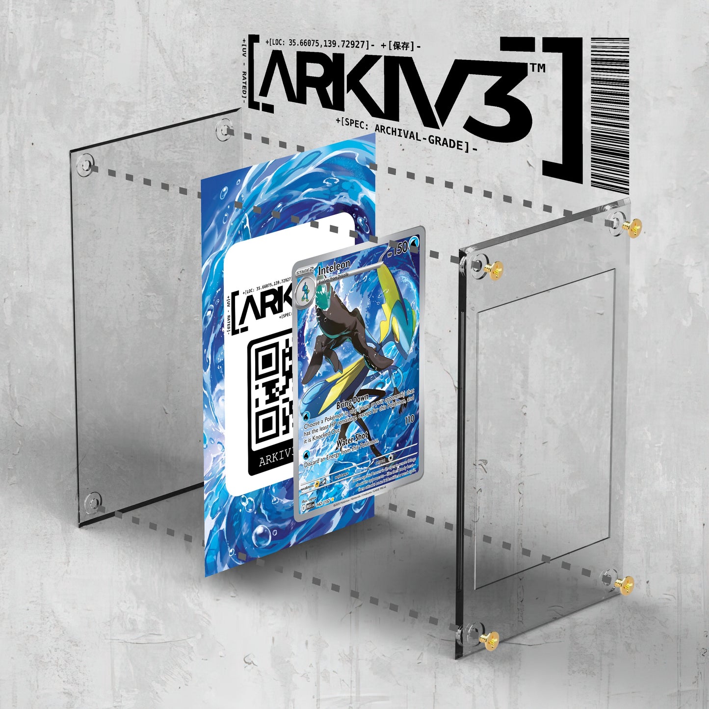 [UNIT: 142/132] // Inteleon Extended Art Display Case - Raw