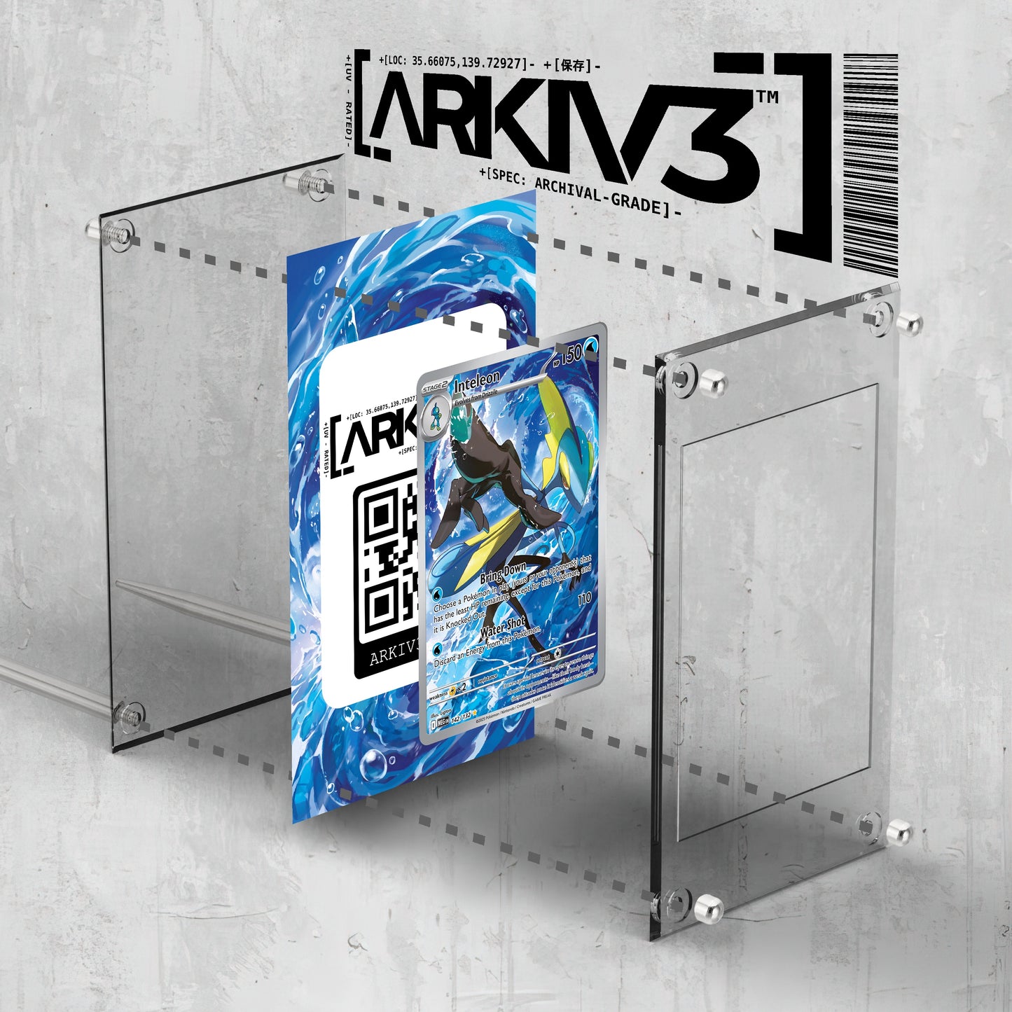 [UNIT: 142/132] // Inteleon Extended Art Display Case - Raw