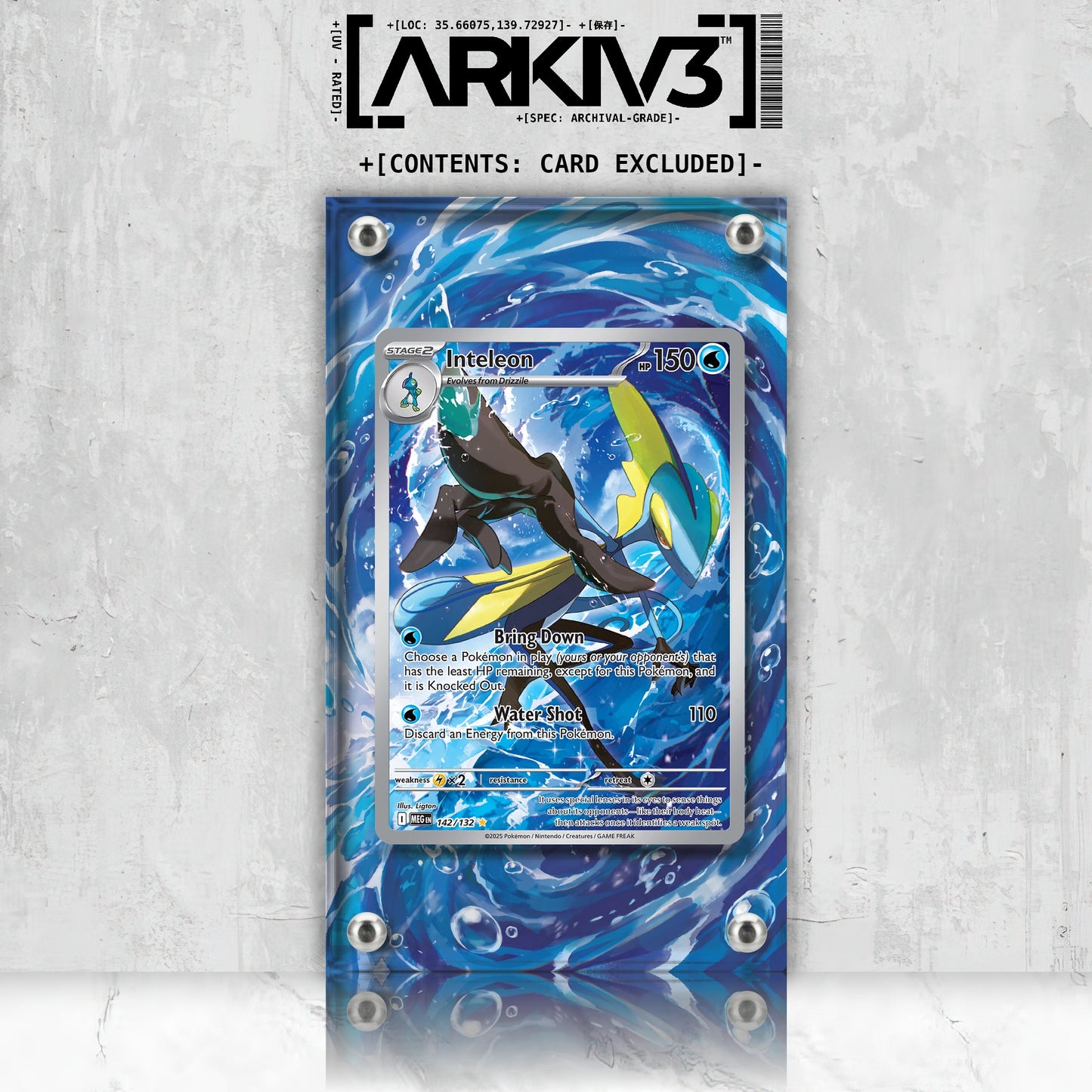 [UNIT: 142/132] // Inteleon Extended Art Display Case - Raw