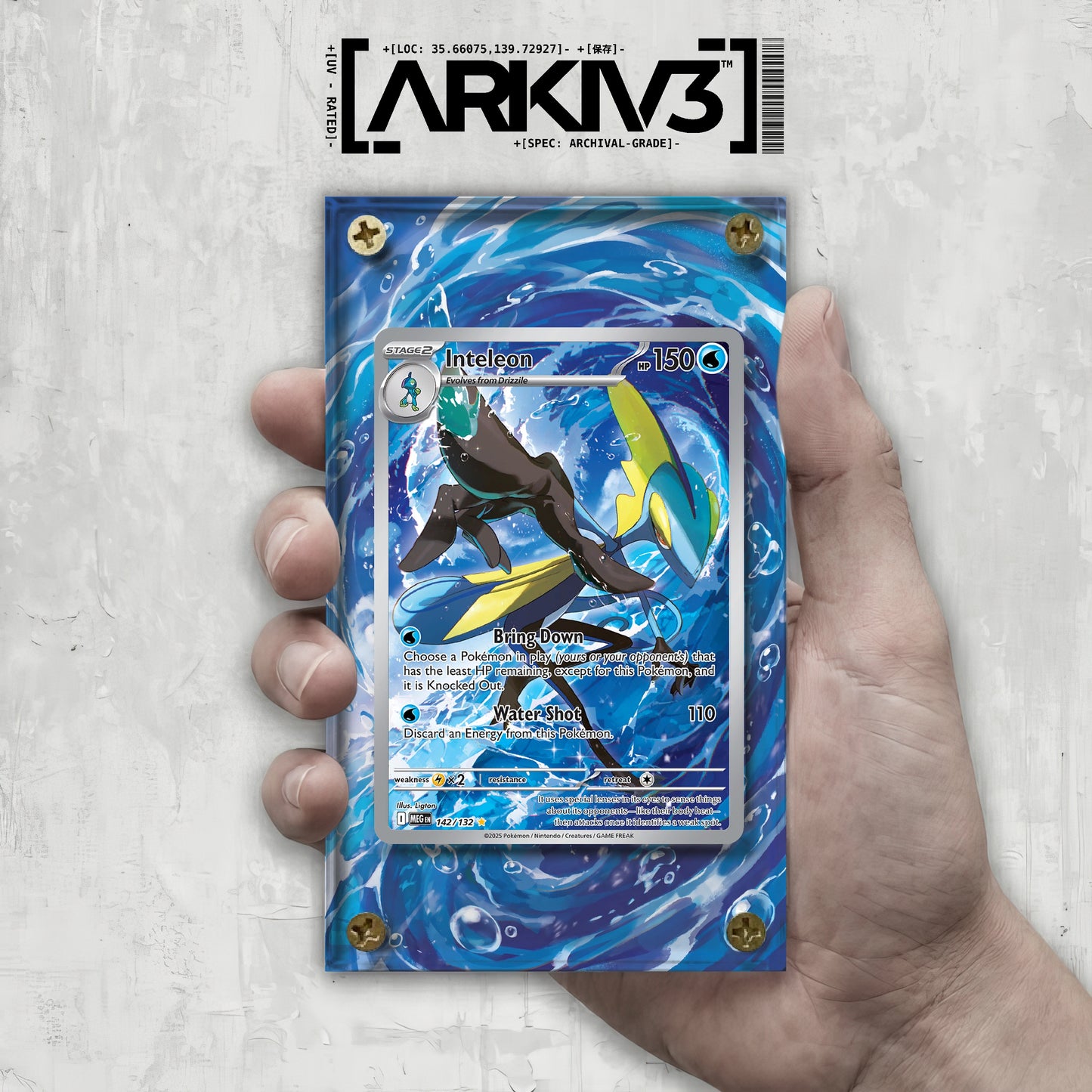 [UNIT: 142/132] // Inteleon Extended Art Display Case - Raw