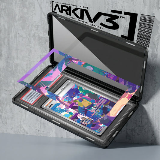 ARKIV3 PSA graded exploded mockup