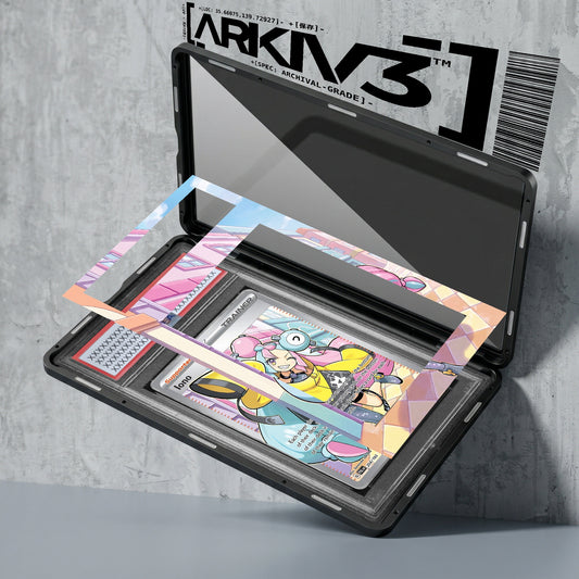 ARKIV3 PSA graded exploded mockup