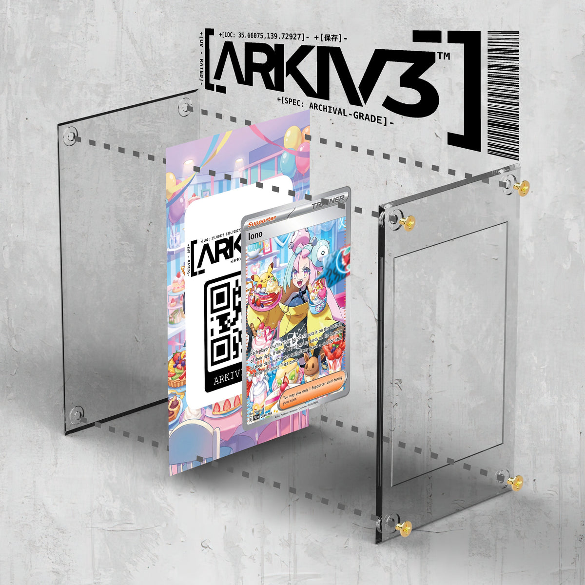 [UNIT: 269/193] // Iono Extended Art Display Case - Raw