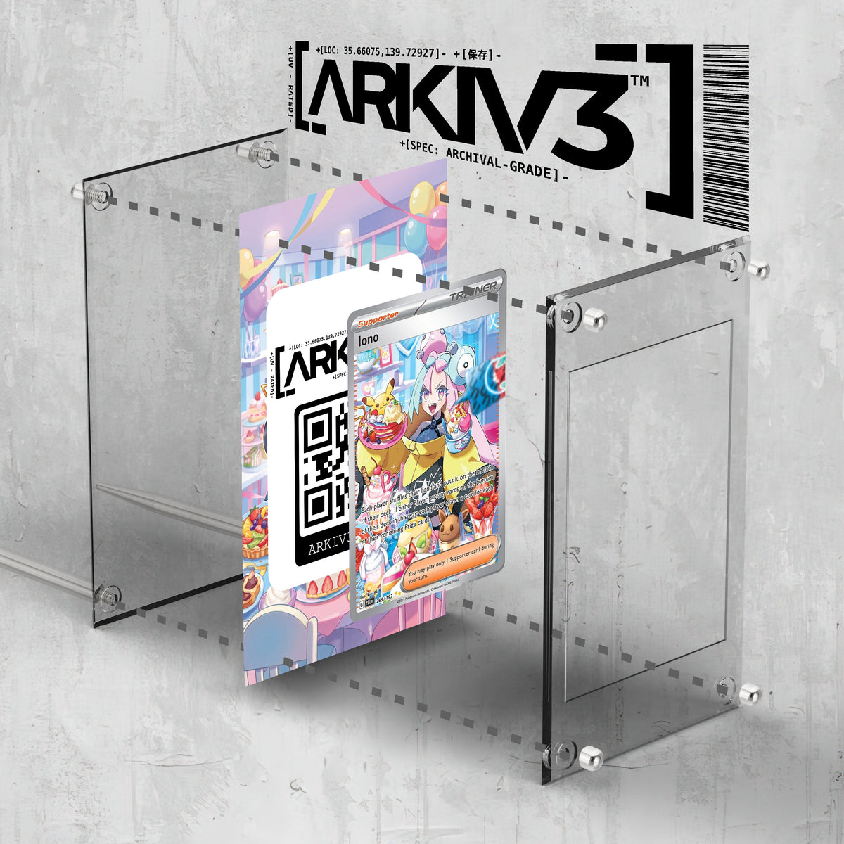 [UNIT: 269/193] // Iono Extended Art Display Case - Raw
