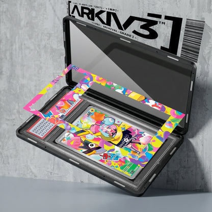 ARKIV3 PSA graded exploded mockup