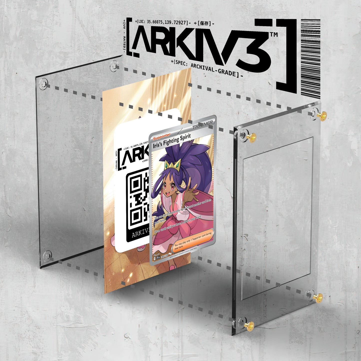 [UNIT: 180/159] // Iris's Fighting Spirit Extended Art Display Case - Raw