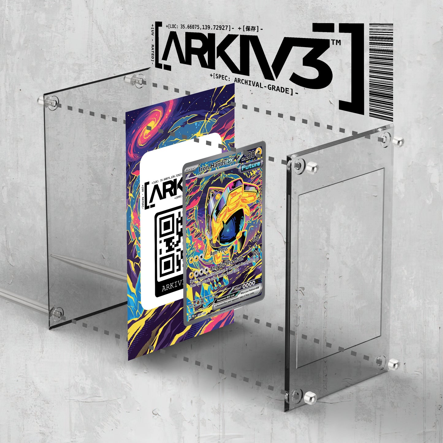 [UNIT: 154/131] // Iron Hands ex Extended Art Display Case - Raw