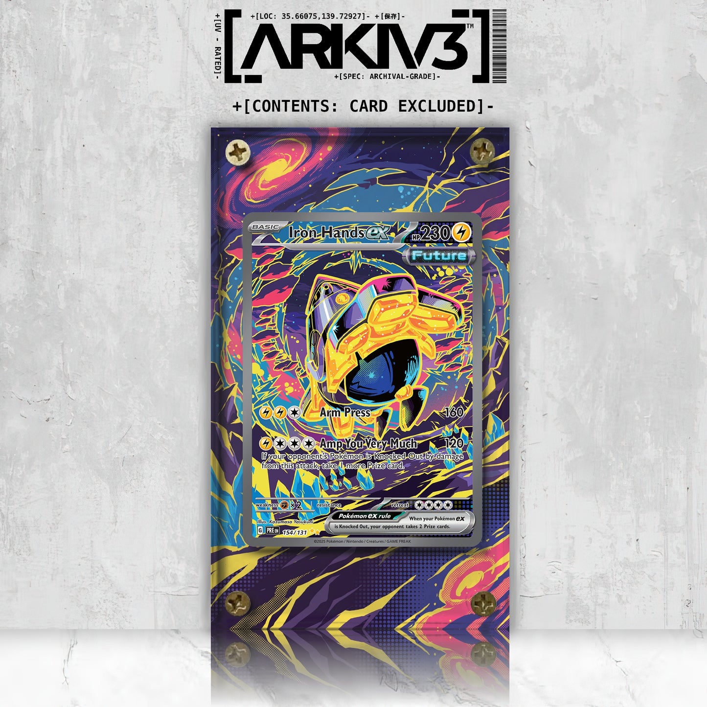 [UNIT: 154/131] // Iron Hands ex Extended Art Display Case - Raw