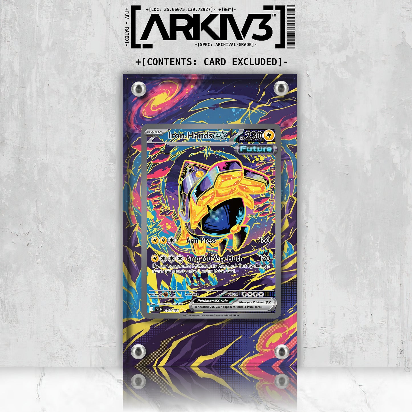 [UNIT: 154/131] // Iron Hands ex Extended Art Display Case - Raw