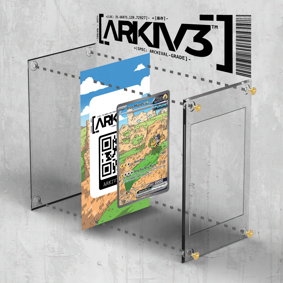 [UNIT: 248/182] // Iron Hands ex Extended Art Display Case - Raw