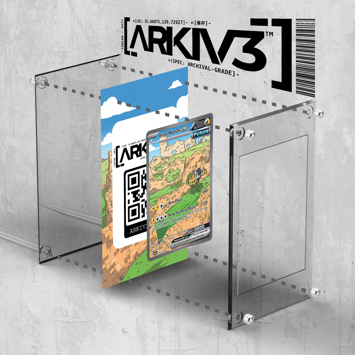 [UNIT: 248/182] // Iron Hands ex Extended Art Display Case - Raw
