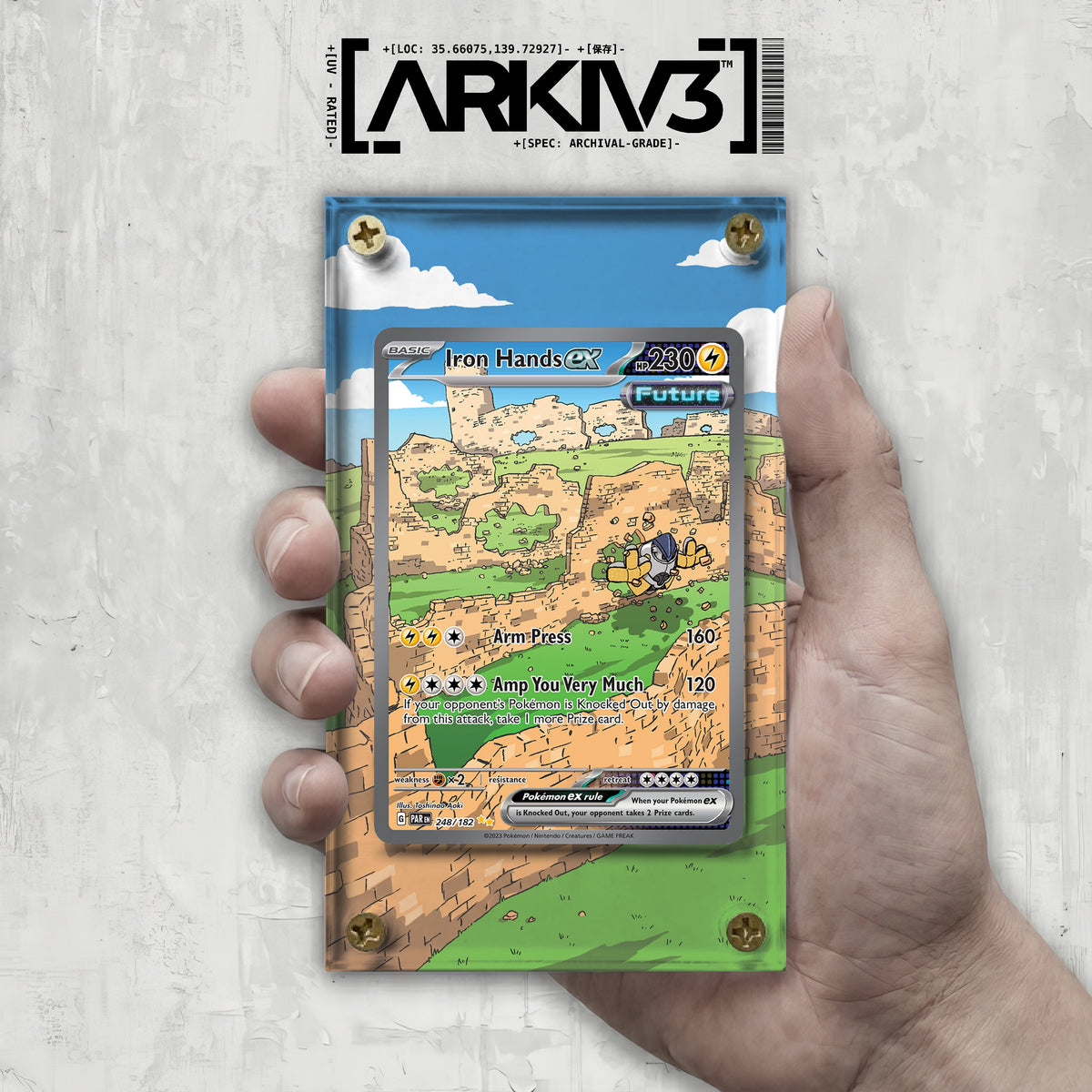 [UNIT: 248/182] // Iron Hands ex Extended Art Display Case - Raw