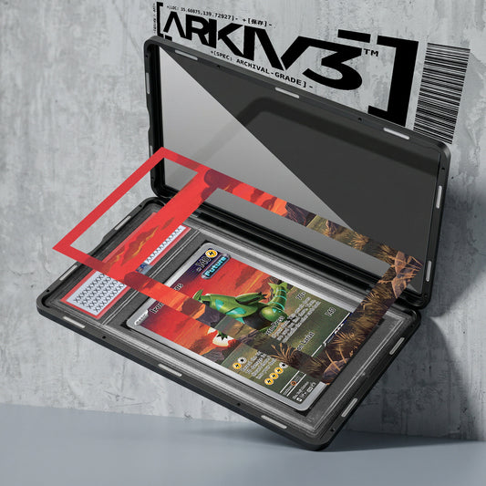 ARKIV3 PSA graded exploded mockup