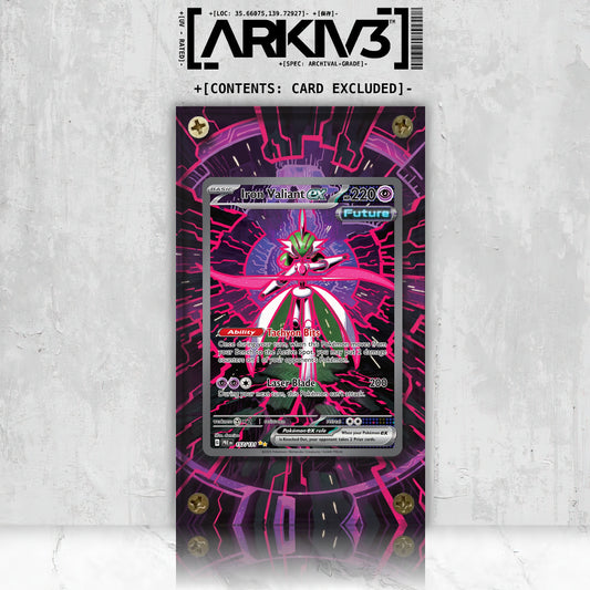 [UNIT: 157/131] // Iron Valiant ex Extended Art Display Case - Raw