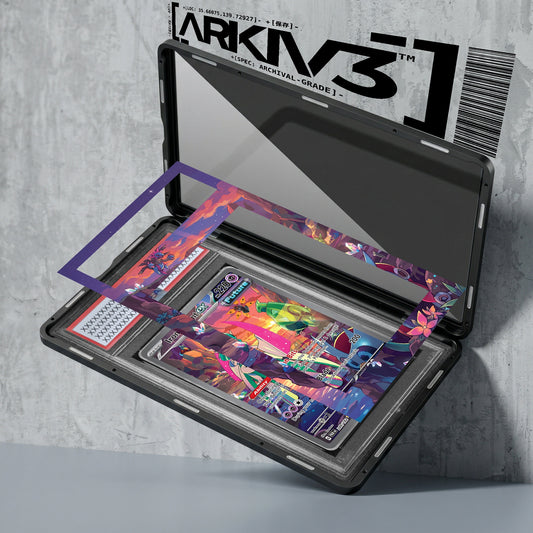 ARKIV3 PSA graded exploded mockup