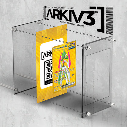 [UNIT: 261/182] // Iron Valiant ex Extended Art Display Case - Raw