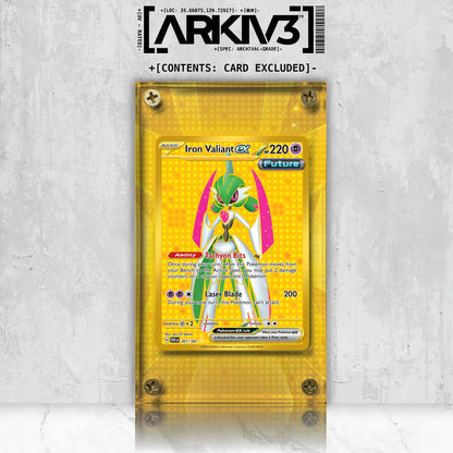 [UNIT: 261/182] // Iron Valiant ex Extended Art Display Case - Raw