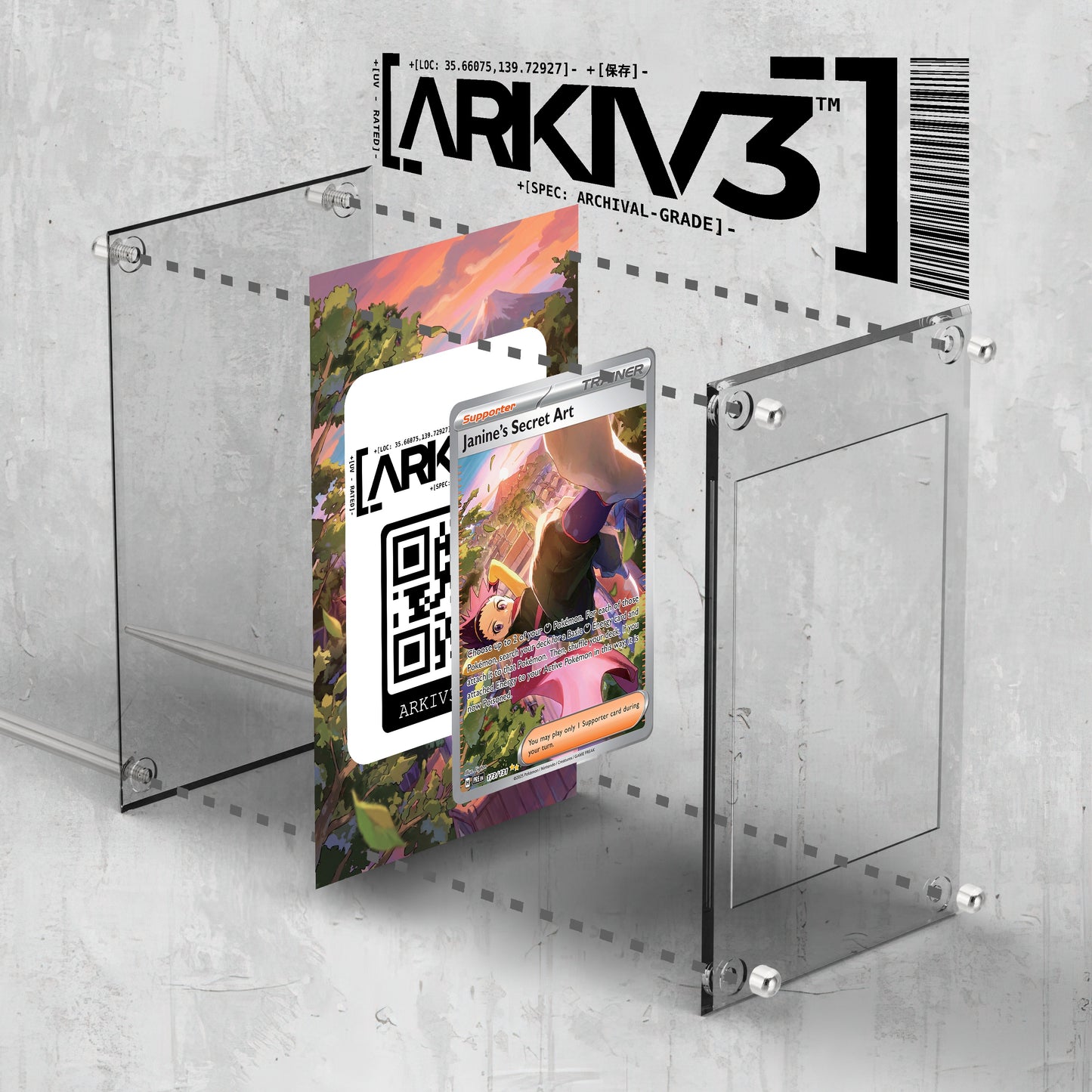 [UNIT: 173/131] // Janine's Secret Art Extended Art Display Case - Raw