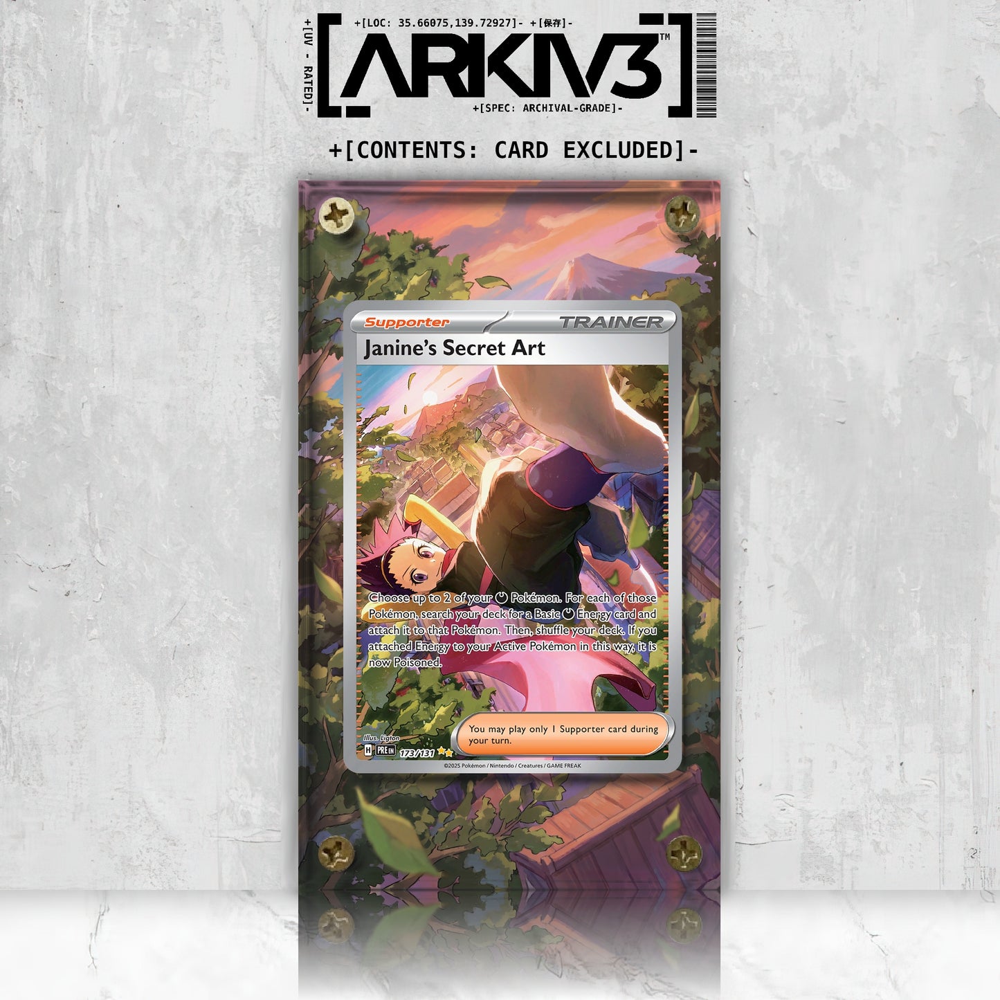 [UNIT: 173/131] // Janine's Secret Art Extended Art Display Case - Raw