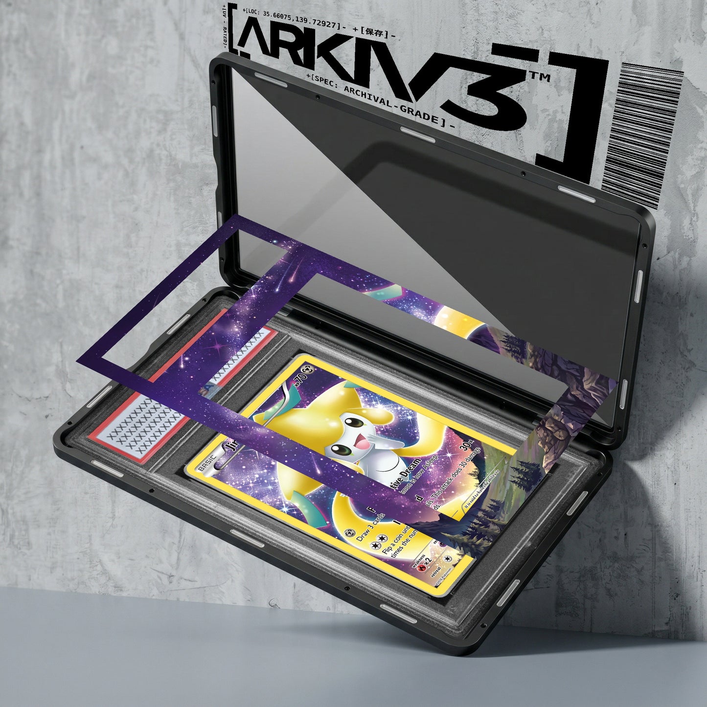 [UNIT: XY112/211] // Jirachi Extended Art Display Case - Graded