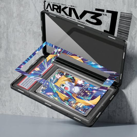 ARKIV3 PSA graded exploded mockup