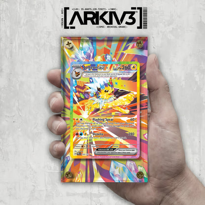 [UNIT: 153/131] // Jolteon ex Extended Art Display Case - Raw