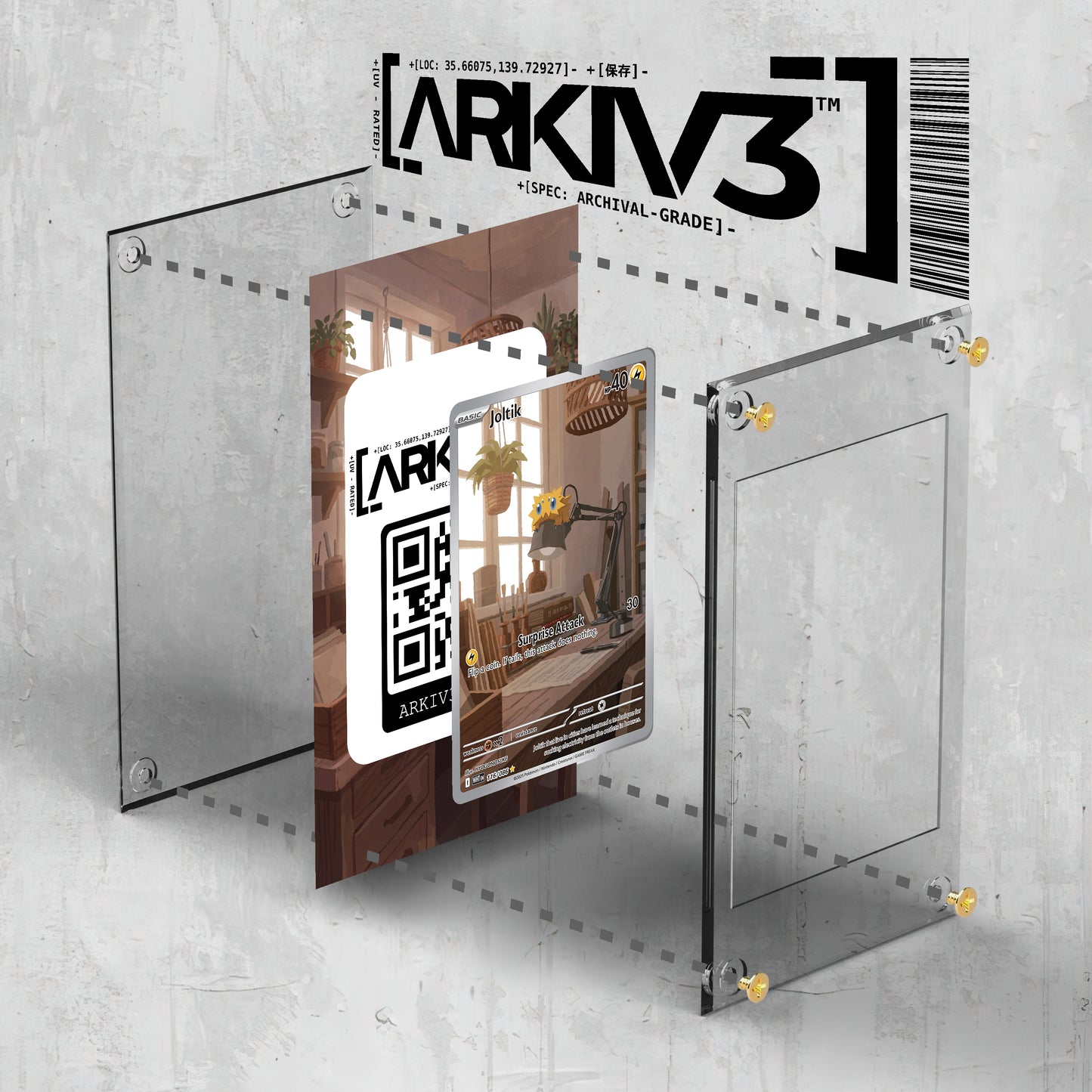 [UNIT: 116/86] // Joltik Extended Art Display Case - Raw