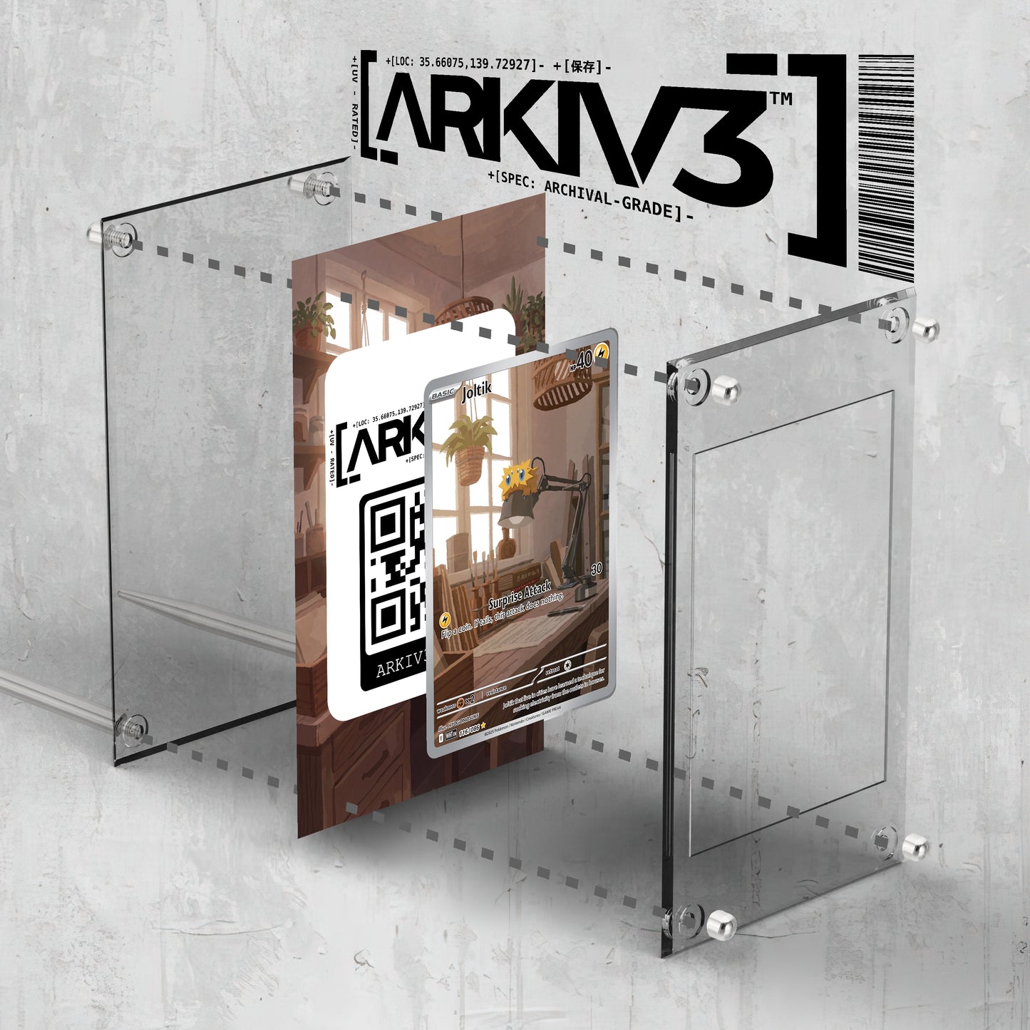 [UNIT: 116/86] // Joltik Extended Art Display Case - Raw
