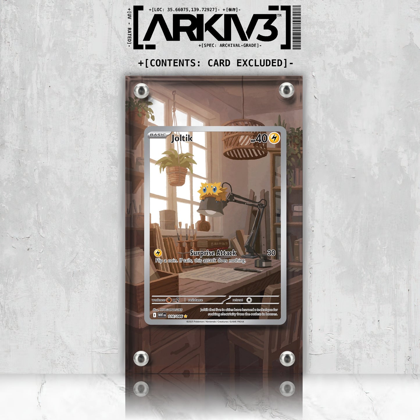 [UNIT: 116/86] // Joltik Extended Art Display Case - Raw