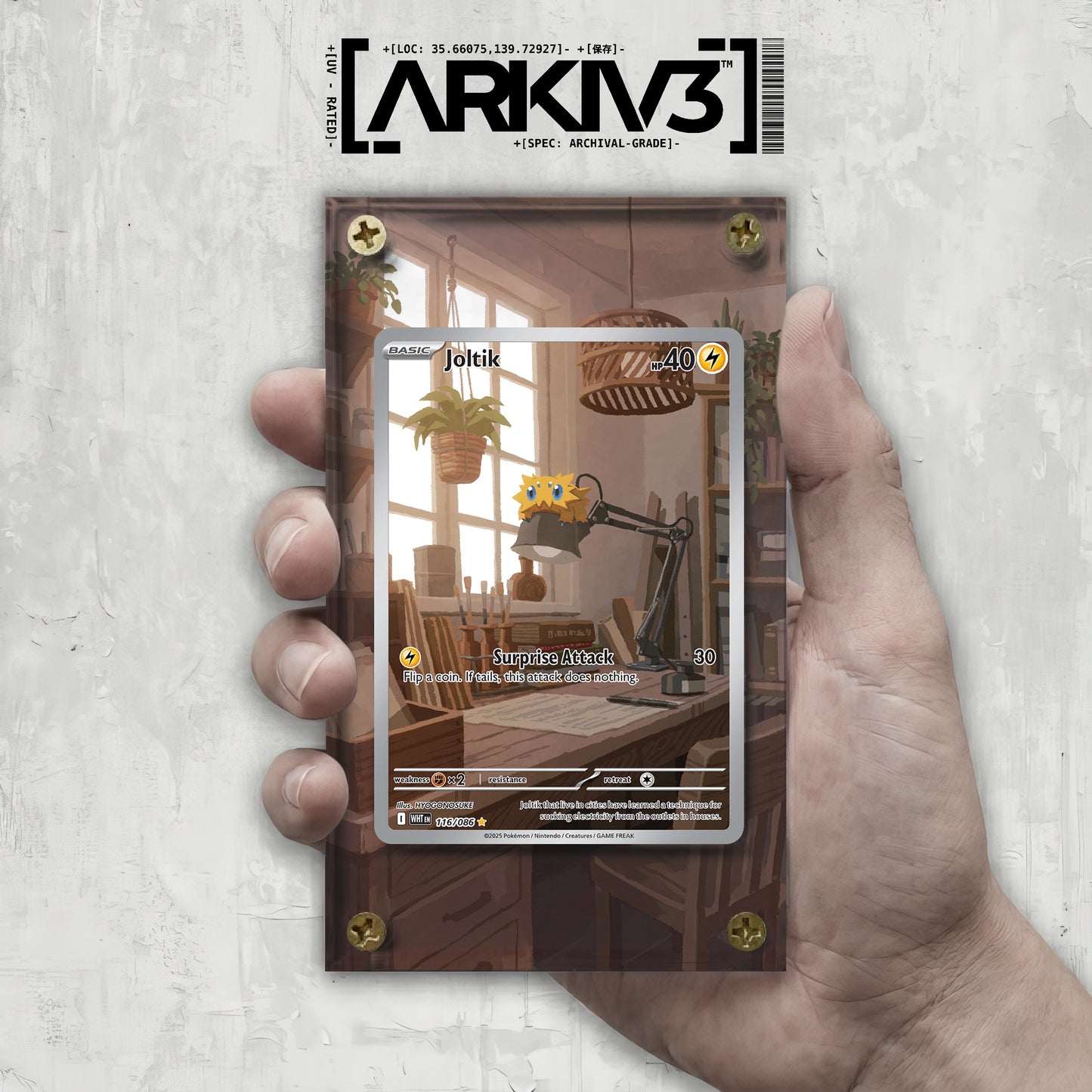 [UNIT: 116/86] // Joltik Extended Art Display Case - Raw