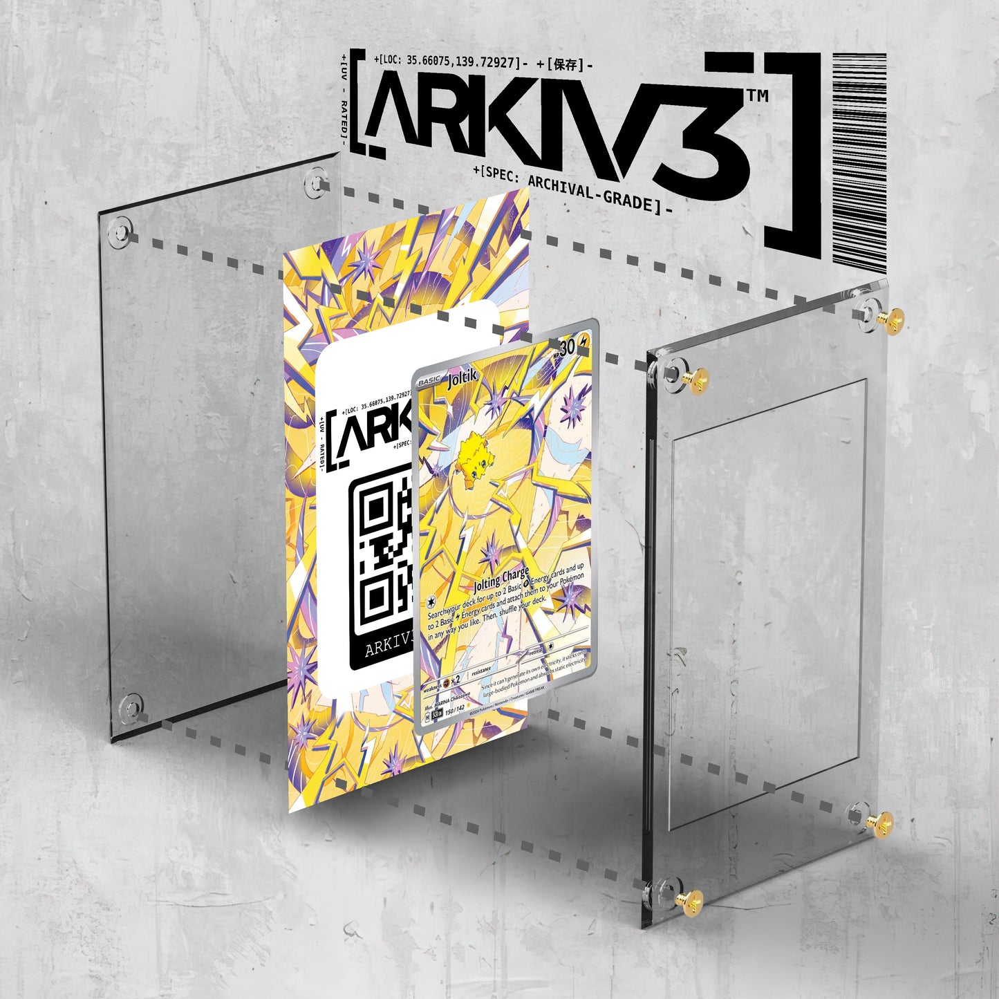 [UNIT: 150/142] // Joltik Extended Art Display Case - Raw